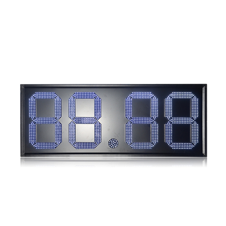 墨西哥热销室内使用防雨18英寸无线控制88.88铝框LED油价数字屏